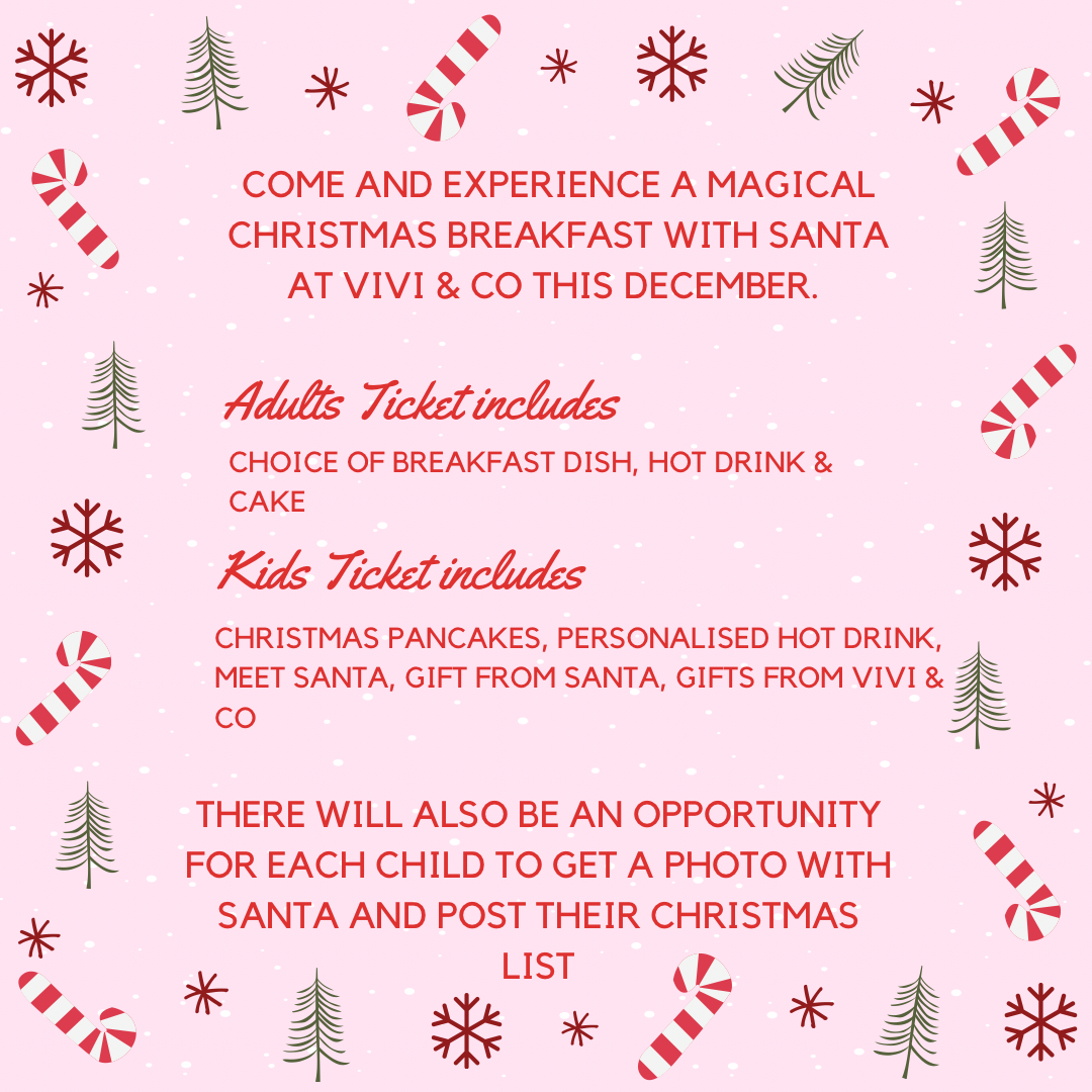 Breakfast with Santa Sunday 14th December