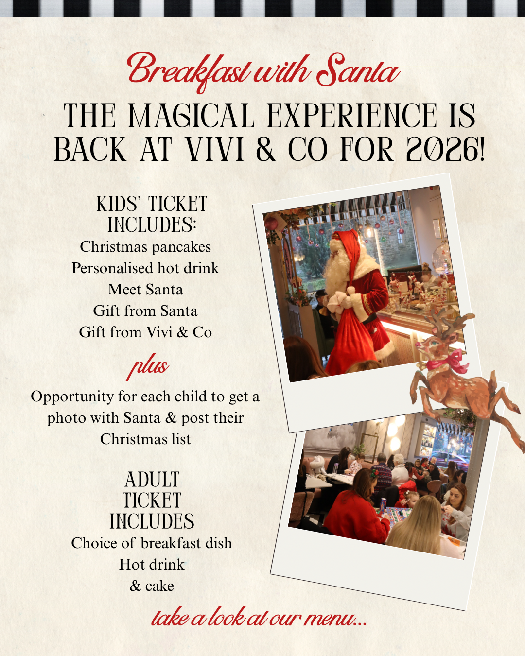 Breakfast with Santa Saturday 5th December