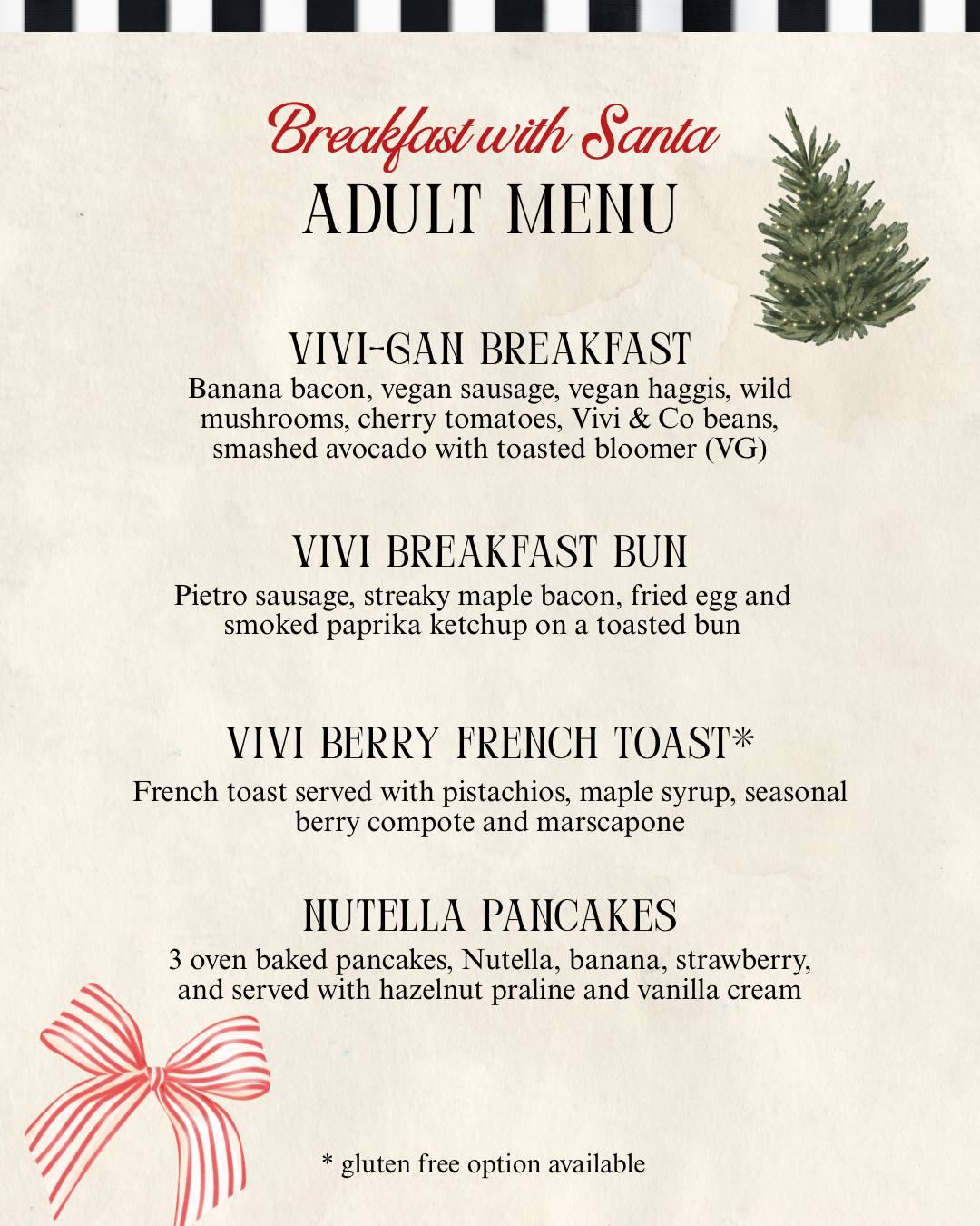 Breakfast with Santa Saturday 5th December