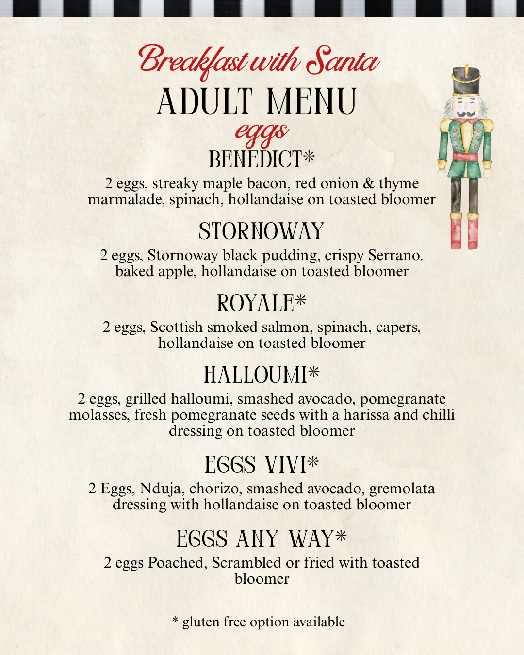 Breakfast with Santa Saturday 5th December